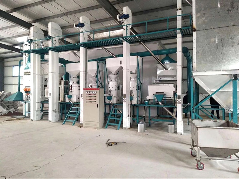 NZJ50吨成套小米加工设备